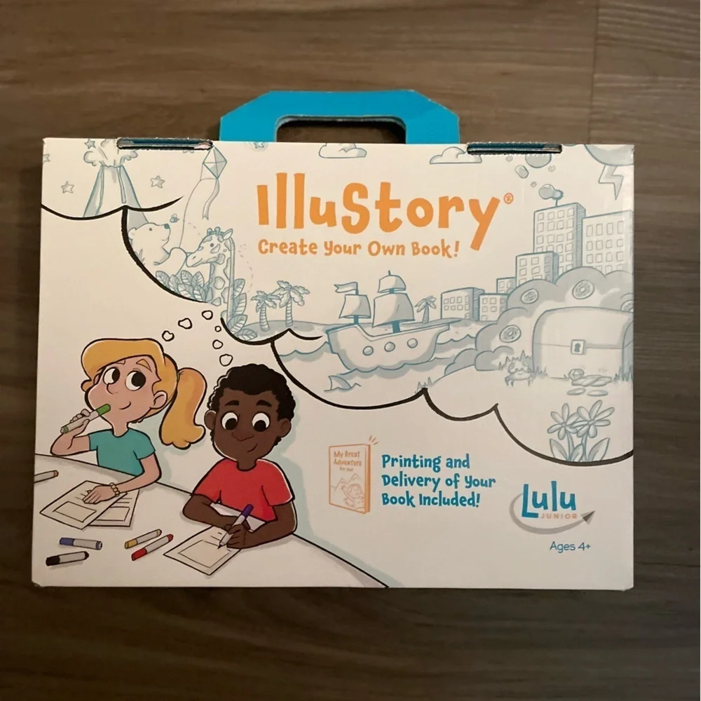 Illustory Create Your Own Book Kit - Blue